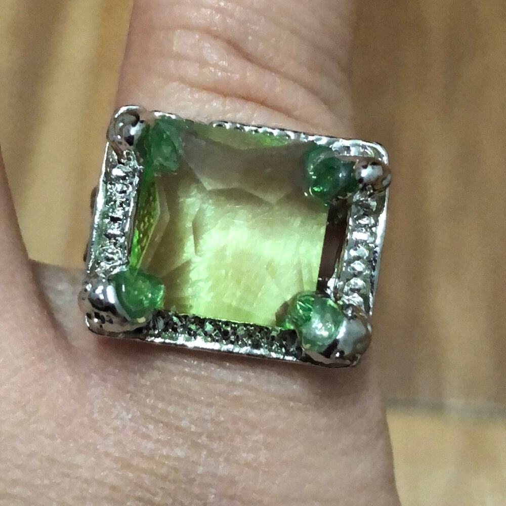 4 for $20 Green and Silver Costume Jewelry Ring